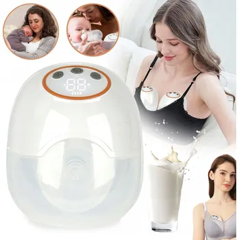 ELEKTRICKÁ ODSÁVAČKA MATEŘSKÉHO MLÉKA PŘENOSNÁ JEDNOTLIVÁ SE 4 REŽIMY VYSOKÁ ÚČINNOST