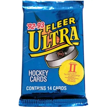 Sběratelská karetní hra 1992-93 Fleer Ultra Hockey Series 2 Balíček