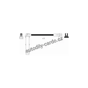 Zapalovací kabel Sada kabelů pro zapalování NGK RC-RV901 - MG, ROVER