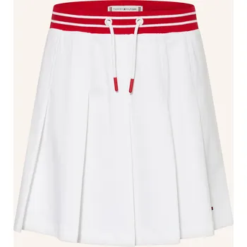 Dámská sukně Tommy Hilfiger Dívčí Skládaná Sukně, bílá / červená, 152
