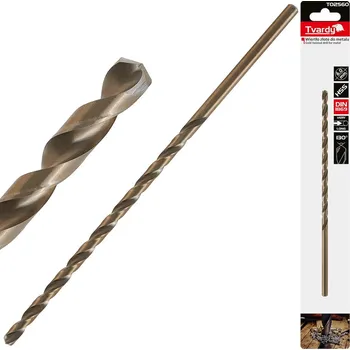 Příslušenství k nářadí Geko Zlaté vrták do kovu, délka 6,0 x 205 mm, HSS DIN1869 (50/200)