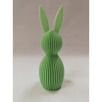 Velikonoční dekorace Velikonoční dekorace - výtisk 3D - 13 x 4,5 cm - zajíc - zelenkavý
