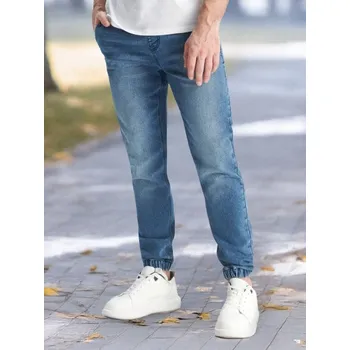 Pánské džíny Sinsay - Džínové joggery - námořnická modrá - 1573O-59J - 1573O-59J-28-8