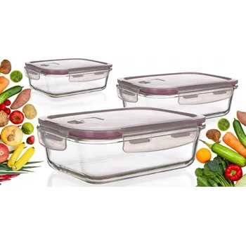 Dóza na potraviny BOX NA POTRAVINY DO LEDNICE 550, 950, 1450 ml HERMETICKÉ dózy na jídlo