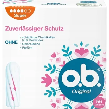 Menstruační tampony O.b. Original tampony Super 56 ks z Německa