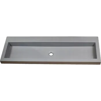 Nábytkové umyvadlo obdélníkové Ideal.X 40 cm šedé