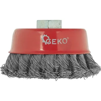 Drátěný kartáč Geko Drátěný kartáč čelní spletený 85 mm (50)
