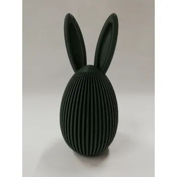 Velikonoční dekorace Velikonoční dekorace - výtisk 3D - 13 x 6 cm - ušaté vejce - olivové