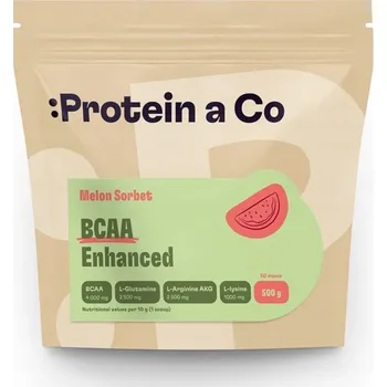 Aminokyselina BCAA ENHANCED – komplex aminokyselin, Váha: 500 g, Melon sorbet