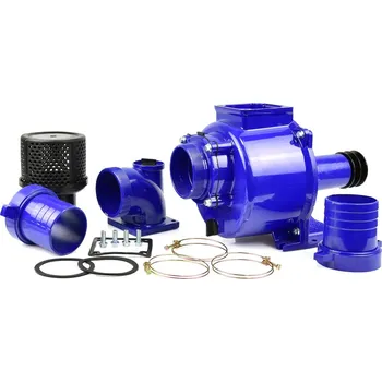 Čerpadlo Geko Vodní čerpadlo s klínovým řemenem, motorové čerpadlo 4” (1)