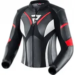 Kožená bunda Rebelhorn Rebel Lady Černá/Fluo Červená/Bílá D46
