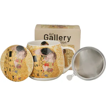 DUO PORCELAIN Hrnek soudkovitý se sítkem 957010