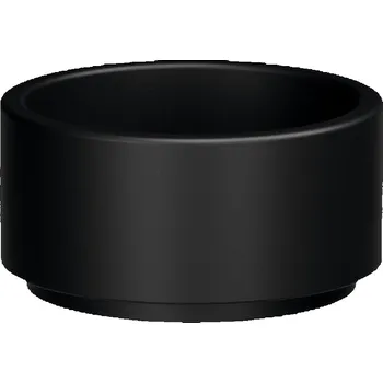 Umyvadlo Kerasan OKE keramické umyvadlo na desku, Ø 30cm, černá mat