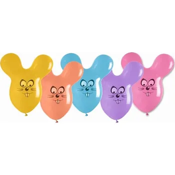 Balónek Balónky ve tvaru MYŠKY Myš K Narozeninám Oslavě 65 cm