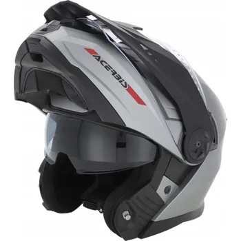 Helma na motorku Přilba RIDER 2206 modulární/výklopná ACERBIS Dual Road šedá