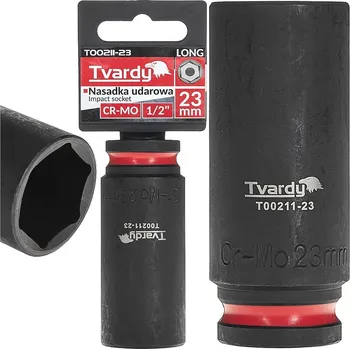 Geko Dlouhá nástrčná hlavice 1/2" 6-hranná 23 mm CR-MO (6/36)