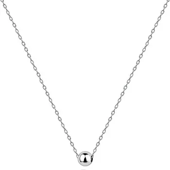 Náhrdelník Ocelový náhrdelník s kuličkou