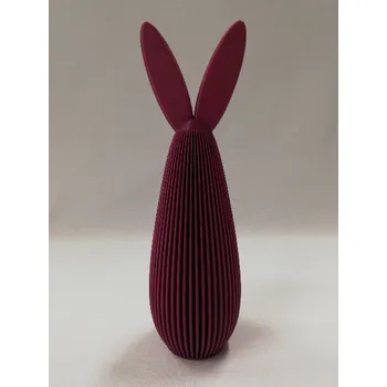 Velikonoční dekorace Velikonoční dekorace - výtisk 3D - 18 x 5 cm - ušaté vejce úzké - fialové