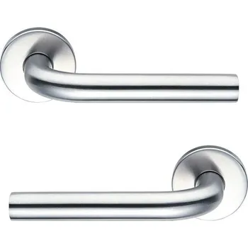 Systém vstřikování Bricard 666450 Pár dveřních klik na rozetě z nerezové oceli BRICARD Tempo "Pop", 7mm čtvercový