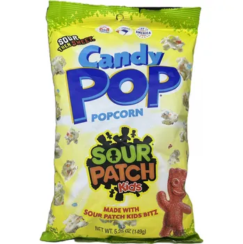 Popcorn Snax Sational Brands, LLC CandyPOP Popcorn Sour Patch Kids 149g [USA]