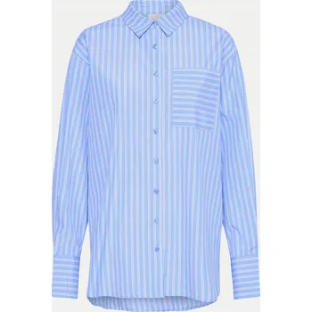 Dámská košile Brave Soul dámská košile bez rukávů proužky zelená KAFFE-10508855 10613 velikost XL