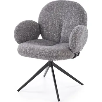 Křeslo Otočné jídelní křeslo JOLIE šedé