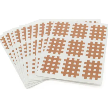 Tejpovací páska AFH Cross Tape – křížová tejpovací páska velikost 1 (22×28 mm), 90 ks, béžová