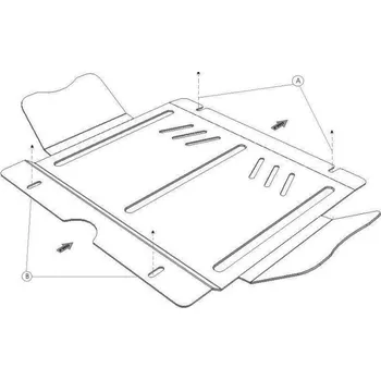 Auto-moto Kryt pod převodovku TOYOTA HILUX VI Pickup (_N1_) - Plech - 8595698040886
