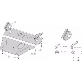 Kryt motoru Kryt pod motor CITROËN C4 I Sedan - Plech - 8595698039880