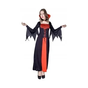 Karnevalový kostým Kostým pro dospělé: Elegantní Upírka, vel univerzální, Halloween