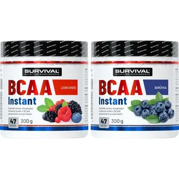 Aminokyselina Survival BCAA Instant 500 g Pomeranč