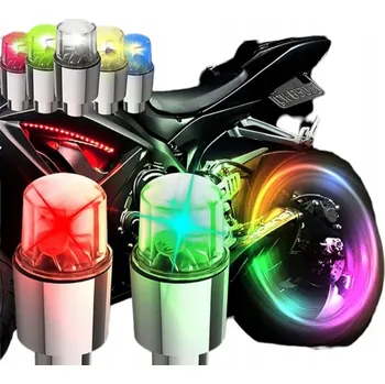 IP kamera LED RGB světélka 15mm na ventilek AV/DV - 2 kusy MULTICOLOR