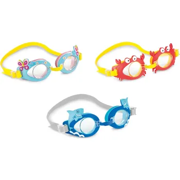 Plavecké brýle Intex Plavecké brýle dětské zvířátko 16cm 3 druhy na kartě 3-8 let