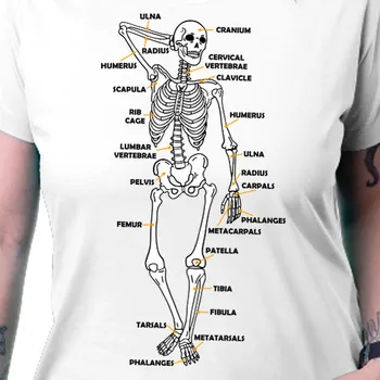 Tričko Zdravotní sestry | Dámské tričko Kostra