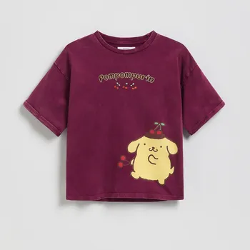 Dětská móda Reserved - Tričko Pompompurin - hnědá - 044HU-83X - 044HU-83X-134