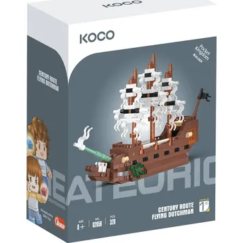 ostatní stavebnice _Ostatní 1_ KOCO Stavebnice mini loď Bludný Holanďan 320 dílků plast v krabici 00800180