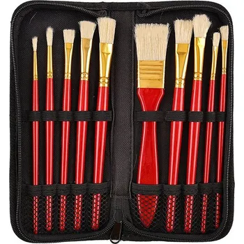 Vrták ŠTĚTCE NA AKRYLOVÉ A OLEJOVÉ BARVY SADA 10v1