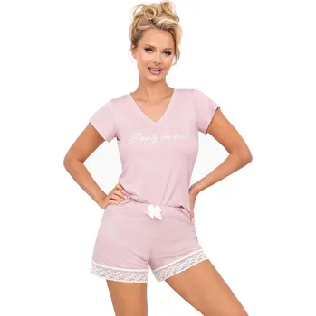 Dámské noční prádlo Pyžama model 196494 Donna růžový 44