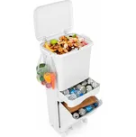 Koš na tříděný odpad SPRINGOS HA1110 bílý