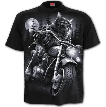 Pánské tričko Metalové tričko Spiral Motorkář XXXXL NINE LIVES Velikost: 3XL