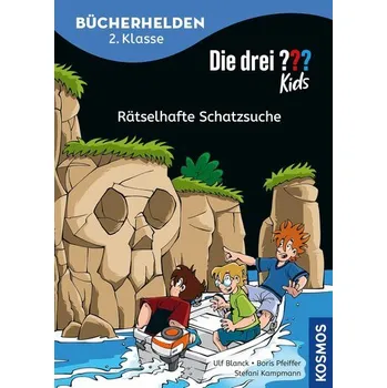První čtění Die drei ??? Kids, Bücherhelden 2. Klasse, Rätselhafte Schatzsuche - Ulf Blanck [DE] (2025, Pevná, Franckh-Kosmos)