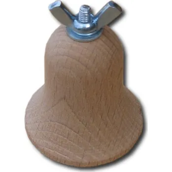 Forma na pletení - dřevěný zvoneček průměr 42mm