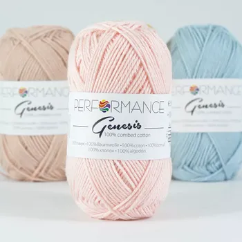 Příze Performance Bavlněná příze Genesis 2115 - losos 50g 110m