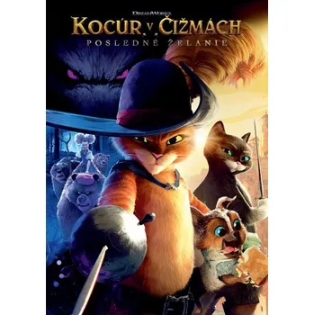 DVD film Kocúr v čižmách: Posledné želanie (SK) - Newman, Joel S.; Brown, Dorothy A.; Crawford, Bridget