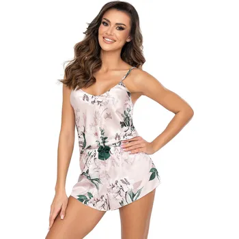 Dámské noční prádlo Pyžama model 183503 Donna béžový 42