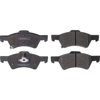 Brzdová destička Sada brzdových destiček, vždy 4 kusy v sadě DENCKERMANN B111600