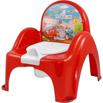 Kojenecká hygiena TEGA BABY Nočník Židlička Auta červený