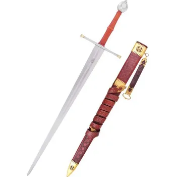 Replika zbraně Pasovský vlk, jeden a půl ruční meč s pochvou