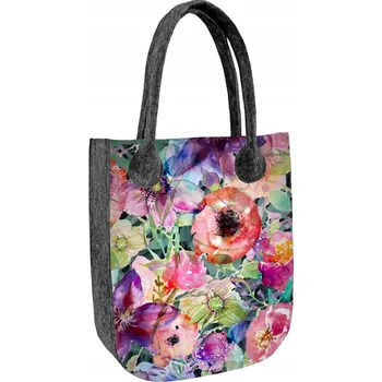 Kabelka Bertoni shopper kabelka plst vícebarevná