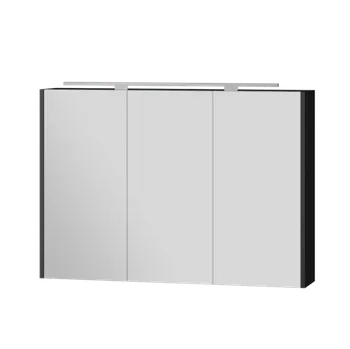 Koupelnový nábytek Lavedo Vanessa Black 100 zrcadlová skříňka do koupelny s LED osvětlením, VANESSA_VNM-100_BL